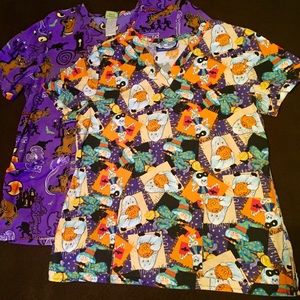 3 for $10! 🎃 Halloween Scrub Top Bundle